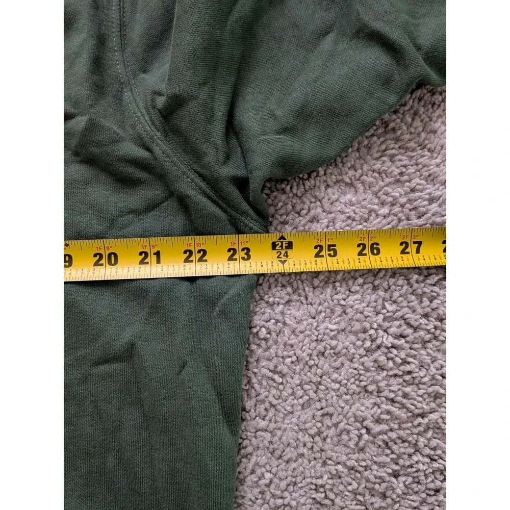 The North Face Hoodie Graphic Logo Hooded Pockets Men's Medium Olive Color